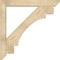 Ekena Millwork Merced Slat Rough Sawn Bracket w/ Offset Brace, Douglas Fir, 6"W x 40"D x 40"H BKT0604X40X40MRC06RDF - alternate 2